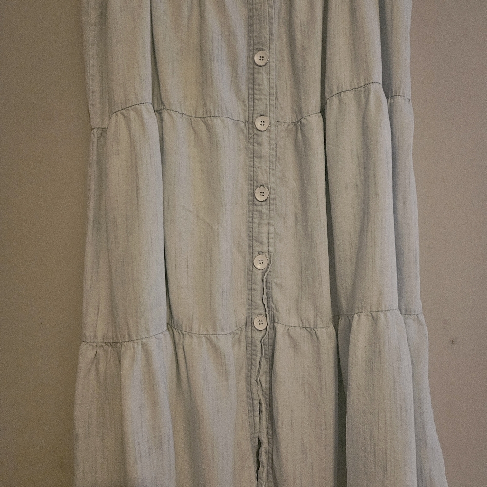 Anthropology Light Blue Skirt - Picture 5 of 6